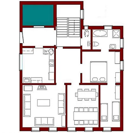 Gruppenhaus Mit German Heimkino, 18 Personen بيت للعطل