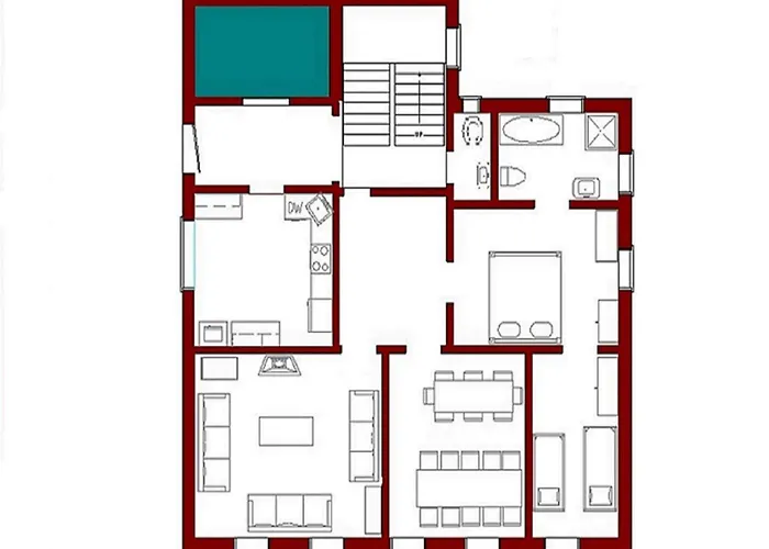 Gruppenhaus Mit German Heimkino, 18 Personen Holiday home